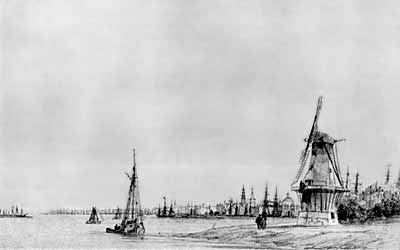 И.К. Айвазовский. Амстердам. 1840-е годы.